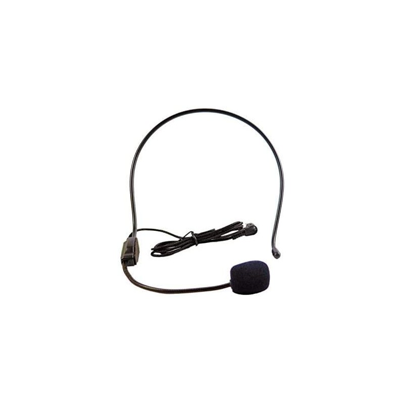 Wired Headset Boom Microphone Single Ear-Hanging TRS 3.5mm - Headworn