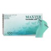Ambiderm Guantes Mentolados De Látex Maxter Con Menta Color Verde Claro Talla Grande