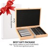 Steak Knife Set of 8, Damascus VG10 Steel Serrated Steak