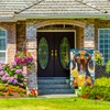 TopPacific Dachshund Garden Flag Summer Beach Garden Flag 12x18 Vertical
