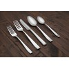 Cambridge Silversmiths Marlise Mirror 20-Piece Flatware Set, Service for 4,Silver