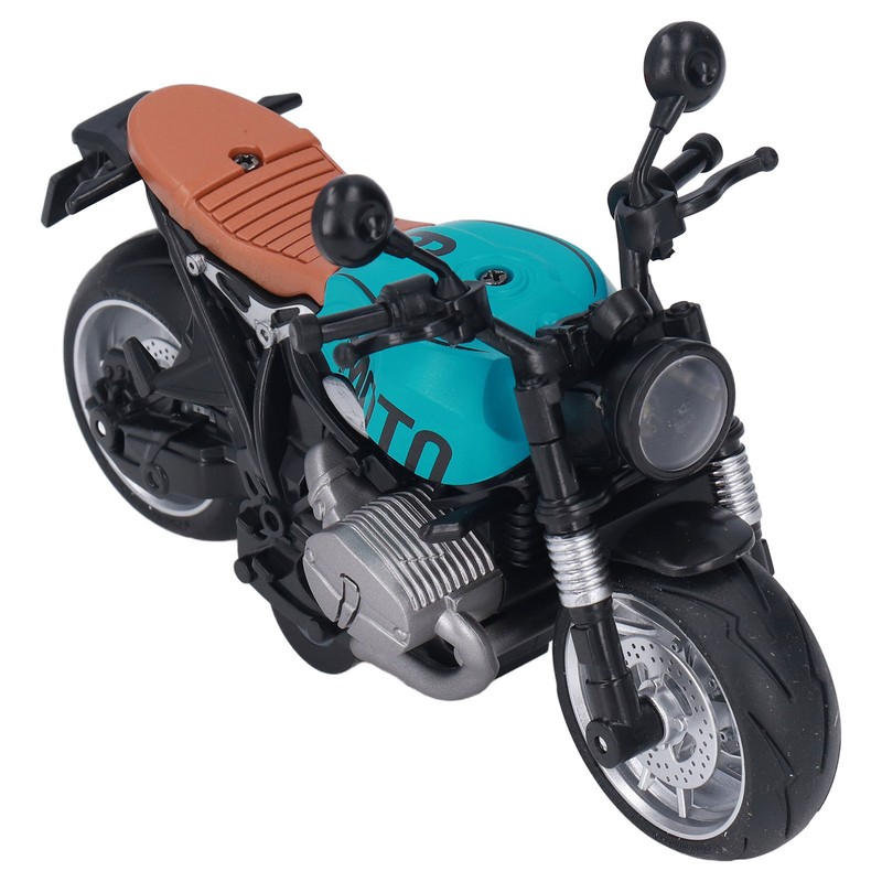1:12 Pull Back Motorcycle Toy Cool Retro Motorcycle Toy with