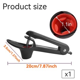 Cherry Pitter, Stainless Steel Cherry Stone Remover, Fruit Corer, Premium Portable Pitter Cherry, Cherry Pitter, Cherry Pitter, Cherry Pitter, for Fruit Pit Remover (Black)