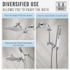 G-Promise 5.8 Inch All Metal Shower Head Extension Arm, Adjustable