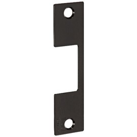 HES Stainless Steel J Faceplate for 1006 Series Electric Strikes for Cylindrical Locksets Up to 3/4" Throw and All Center-Lined Bolts, Bronze Toned Finish