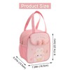 Kawaii Lunch Bag with Bow Lunch Box Cute Lunchbox Bunny