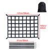 NEWFUN Luggage Net for Pickup Trucks, 106 x 127 cm