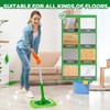 Reusable Microfiber Mop Pads Washable Wet Pads Compatible with Swiffer