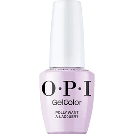 OPI GelColor Polly Want a Lacquer? | Opaque Light Purple Crème LED Cure Gel Nail Polish | Salon-Quality Shine, Long-Lasting Wear | Vegan & HEMA Free | 0.5 Fl Oz
