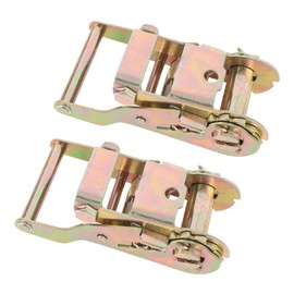 2500KG Ratchet Tie Down Buckle, Carbon Steel Strapping Belt Tensioner with Strong Pulling Capacity for Various Vehicles, Suitable for Outdoor and Frequent Use, Specifically