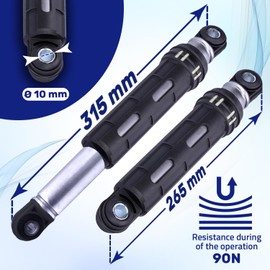 2 Pieces Shock Absorber for Washing Machine 100N 113800478 113800435 C00050560 C00068466 for Philco for Ariston Warranty 10 Years - MONTERAL