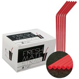 大黒工業 Flex Straw Red Bare 500 Pieces 6403444 