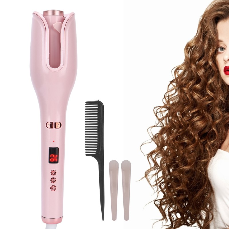 Automatic Rotating Barrel Hair Curler Rose Shape Portable Curling Iron