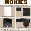MOKIES Premium Leather Wallet for Men – Extra Sturdy Double