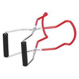 Canning Jar Lifter Tongs,Jar, Can Tongs Non‑Slip Clip Nonslip Clip, Antislip Can Clamp Lifter with Grip Handle for Any Size Canning Jars Glass Jars Safe and Secure Grip (Red)