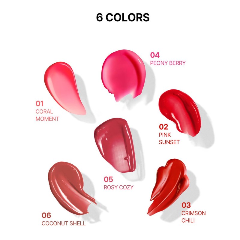 YNM Candy Gloss Balm 3g (04 PEONY BERRY, 3g)