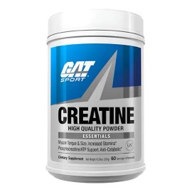 Creatina Monohidratada Gat Sport 100 Pura 300g 60 Porciones                                                                                           