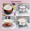 Spill Stopper Lid Cover,Boil Over Safeguard,Silicone Pot Pan Lid Multi-Function