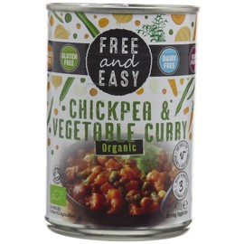 Free & Easy Organic Chick Pea and Vegetable Curry, 400 g