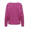 ONLY Women's Onlrica Life L/S V-Neck Jumper KNT Noos, Raspberry