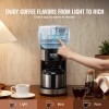 8 Cup Programmable Smart Coffee Maker Grinder 24-Hour Timer Auto