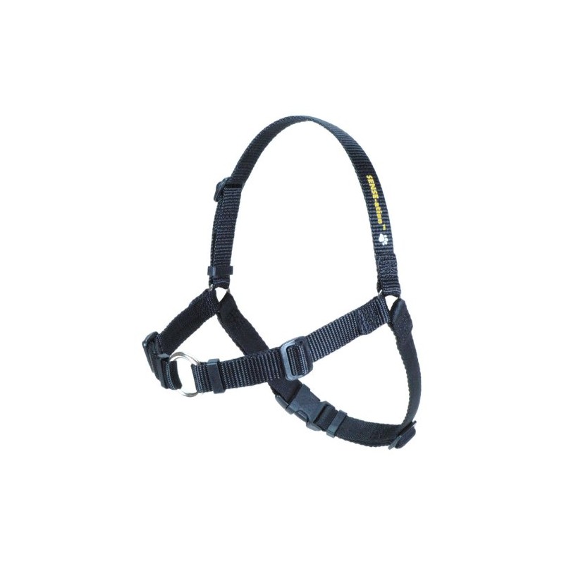 Softouch Concepts Sense-ation No-Pull Dog Harness - Black Medium/Large (Narrow)