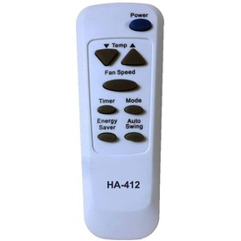HA-412 Replacement for GoldStar Air Conditioner Remote Control 6711A20034C 6711A90024G 6711A20034V 6711A20034G 6711A20034V Works for M8004R WG5004R WG5005R WG5005RY6