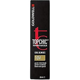 Goldwell Topchic Haarfarbe 10V pastell-violablond, 1er Pack (1 x 60 ml)