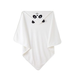 JN&LULU Organic Cotton Fabric Hooded Towel for Kids & Toddlers, Ideal at Bath, Beach, Pool