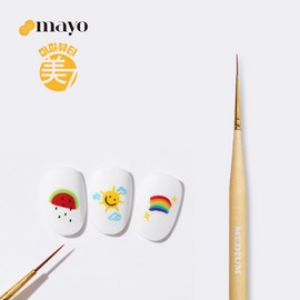 Mayo Yogo Mayo Fiona Medium Liner Nail Brush / 요고 마요 피오나 미디움 라이너 네일 브러쉬