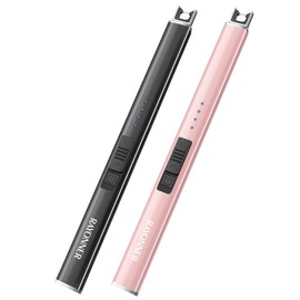 RAYONNER Electric Candle Lighter Plasma Arc Lighters Windproof & Flameless USB Rechargeable with Safety Switch