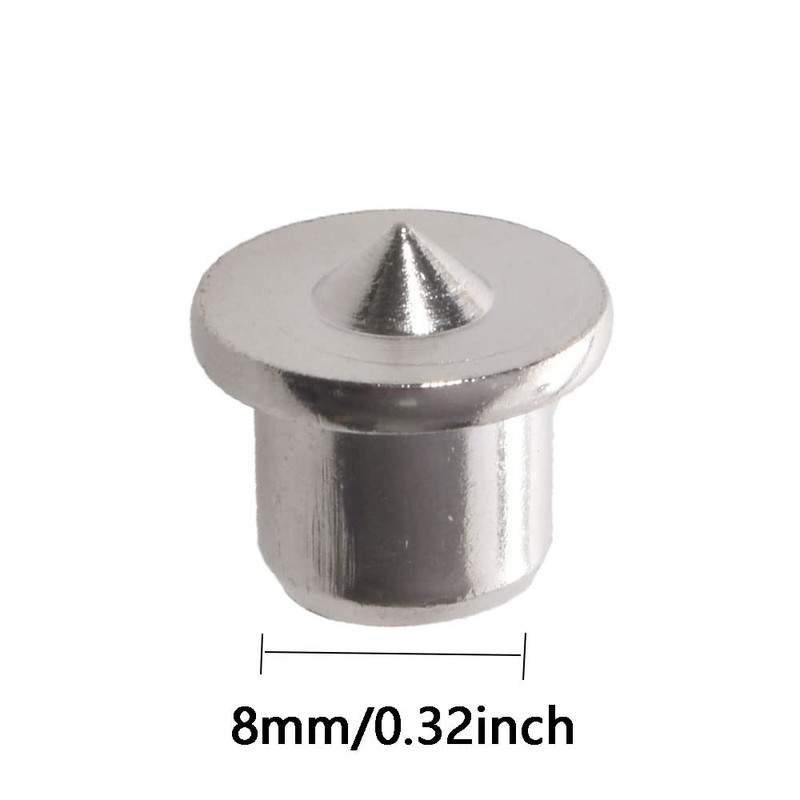 BDHI 10pcs 8mm Dowel Centre Point Dowel Pin Center Woodworking