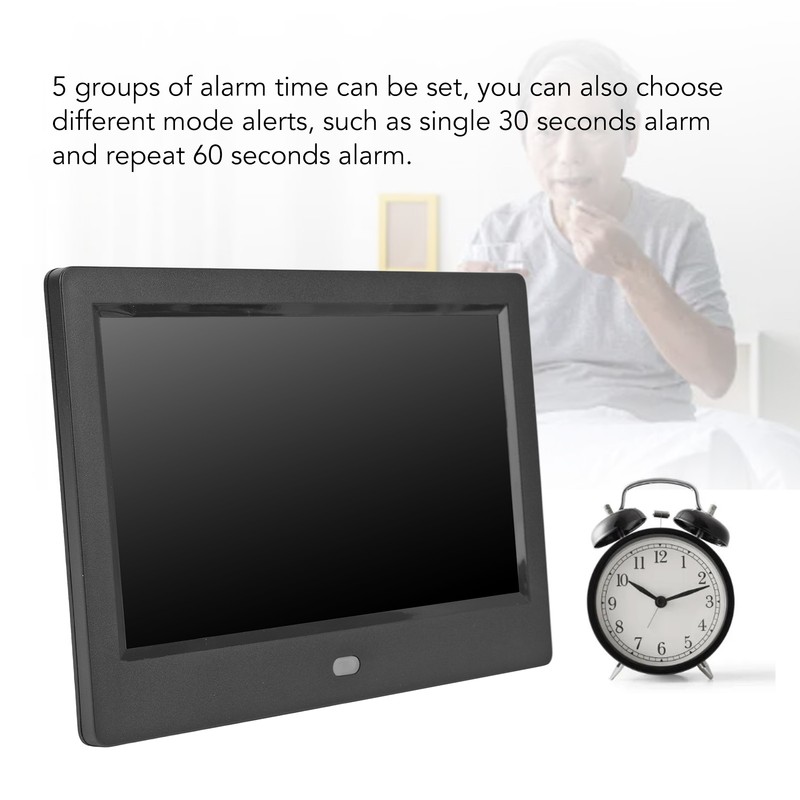 6.8 Inch Digital Wifi Clock Weather Forecast Dementia Clock with
