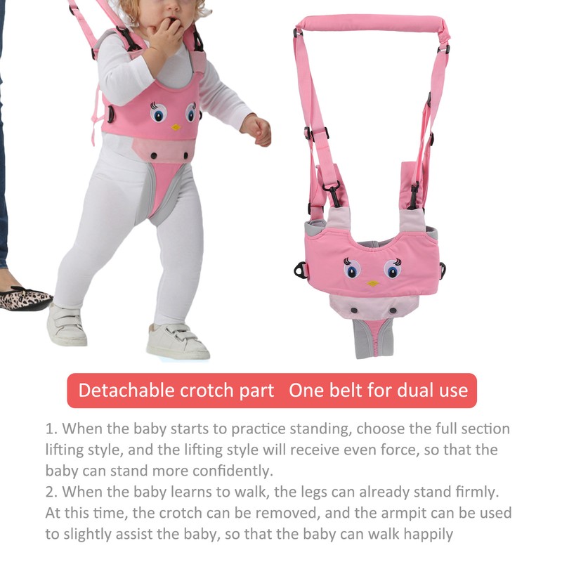 Baby Walking Harness Cartoon Handheld Toddler Walk Learning Helper Assistant