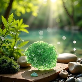 200 Pcs Green Transparent Acrylic Leaf Pendants Leaf Bead Charms with Hole for Earring Bracelet Necklace Making DIY Craft Beading and Jewelry Making Decorate,Necklace Bracelet Earring Crafts (15mm)