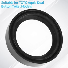 Toilet Tank Gasket Compatible with TOTO 9BU062E Aquia I & II Premium Rubber Toilet Seal Replacement for Dual Flush Toilets, Leak-Proof Design