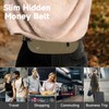FuninCrea Waterproof Hidden Money Belt for Travel, Anti-Theft Belt Bag