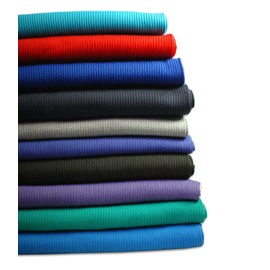 Rib Knit Fabric Waistband Stretch Material,2 x 2 Ribbed Polyester Sports Feel Jersey Fabric. Revamp Waistbands & Cuffs on Old Jackets. 11 Colours, Neotrims UK. Air Force Grey, 1/2 Meter