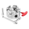 WEN LA4374 3.75-Inch 4-Jaw Self-Centering Lathe Chuck Set with 1-Inch