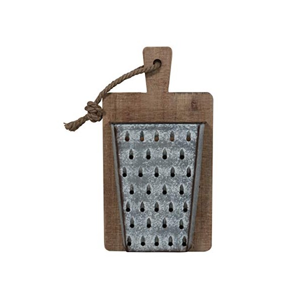 Cheung's Wood and Metal Cheese Grater on Cutting Board Wall