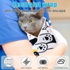 Cat Wrap for Grooming, 19.68x19.68 Inch Soft Cat Swaddle Wrap
