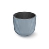 Milly Collection Grey Planter with Container, 29.8 x 29.8 x