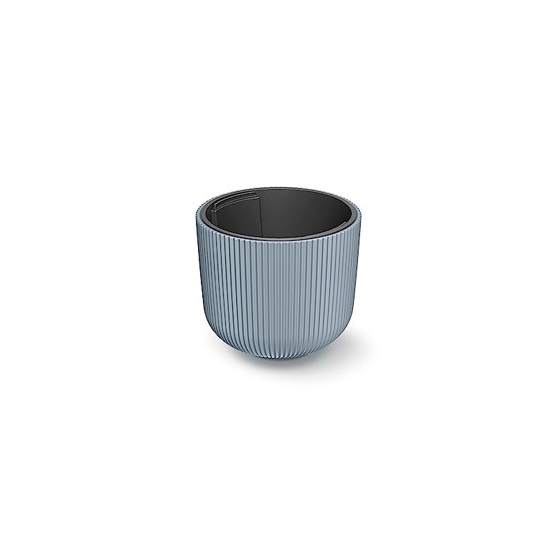 Milly Collection Grey Planter with Container, 29.8 x 29.8 x