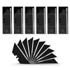 Harita 60 pcs Utility Knife Blades, Blackened SK-2 Razor Blades