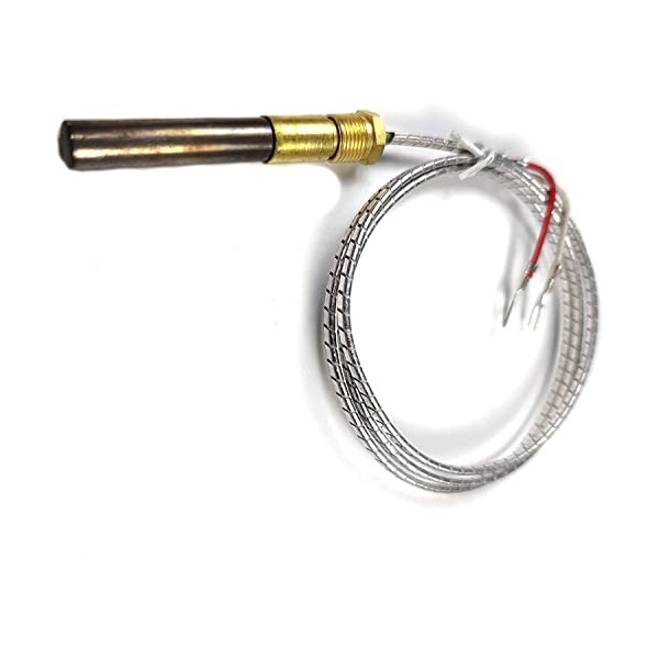 750mv (24" Aluminum) Thermocouple for Heat Glo Heatilator,Fireplace Thermopile Parts,Fireplace Stove Accessories for Fire Gas Stoves Heat,Glo Gas Stoves Oven, Water Heater,Frying Furnace