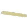 KAISH 43mm Unbleached Pure Bone Nut Guitar Slotted Bone Nut
