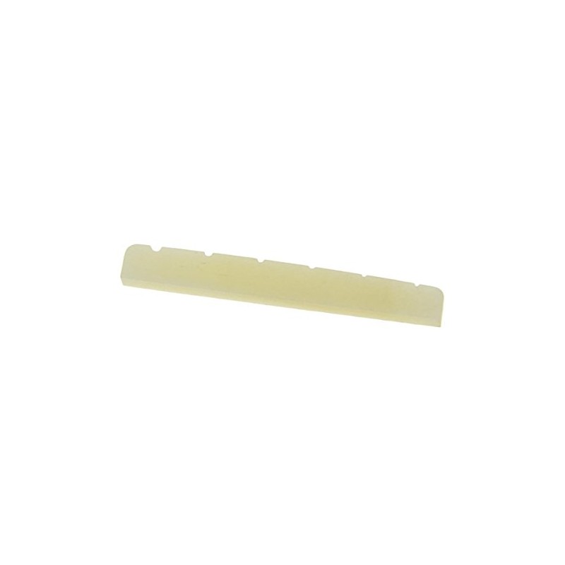 KAISH 43mm Unbleached Pure Bone Nut Guitar Slotted Bone Nut