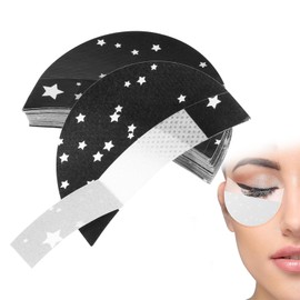 Kzvsiy 100 Pcs Eyeshadow Shields, Lint-Free Eye Makeup Pads, Professional Eyeshadow Stickers for Eyelash Extensions, Eyeliner, Lipstick, and Preventing Makeup Residue