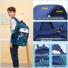 Space Childrens Backpacks for Boys, Multi-Pocket Astronaut Boys School Bags