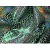 NEW CREATIONS FABRIC AND FOAM INC GREEN IRIDESCENT DRAGON SCALES